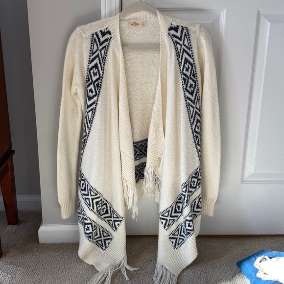 Hollister Sweaters - Hollister Aztec Fringe Cardigan Size S